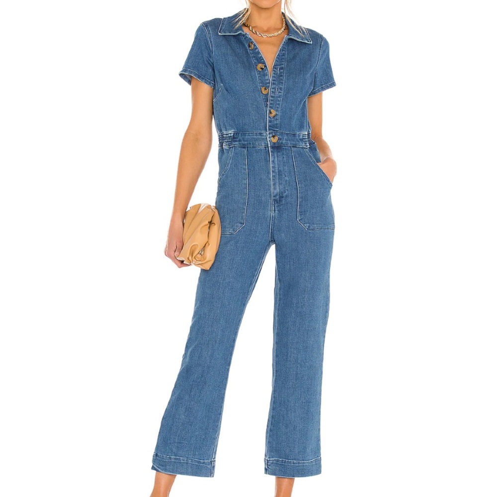 Show Me Your Mumu Emery Jumpsuit in French Blue